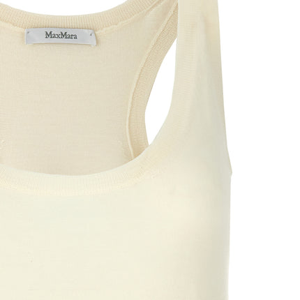 Max Mara White Cashmere Tank Tops