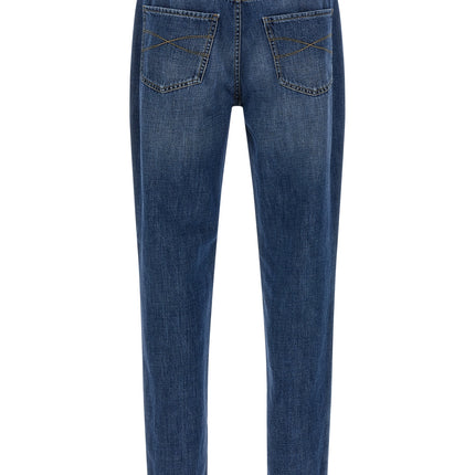 Brunello Cucinelli Blue Cotton Jeans Denim
