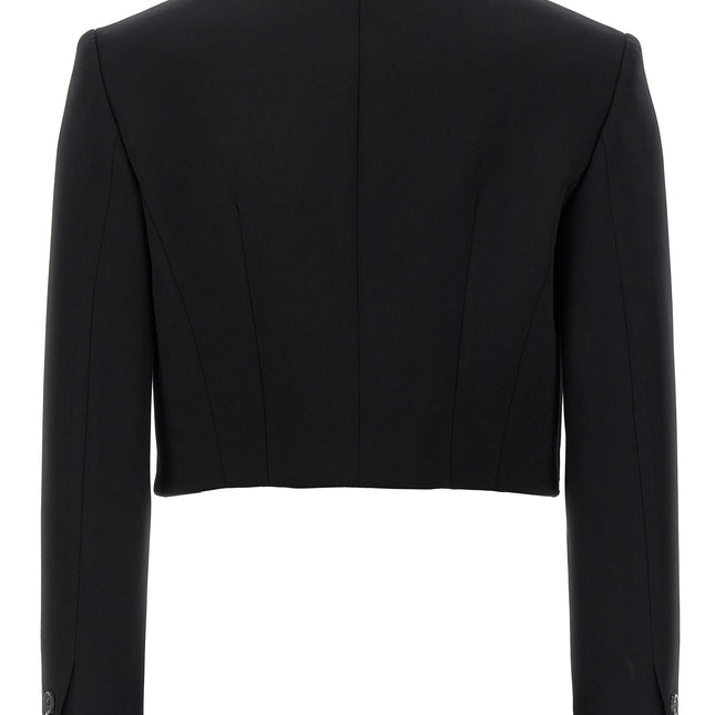 Dsquared² Black Polyester Full-Length Jacket