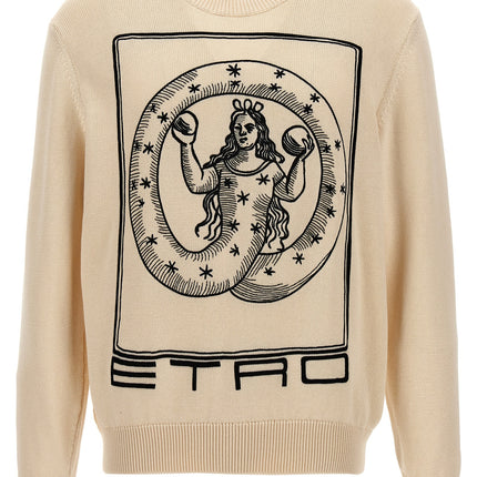 Etro Beige Cotton Cardigan