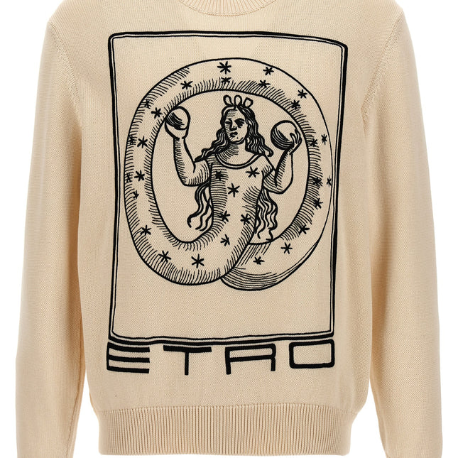 Etro Beige Cotton Cardigan