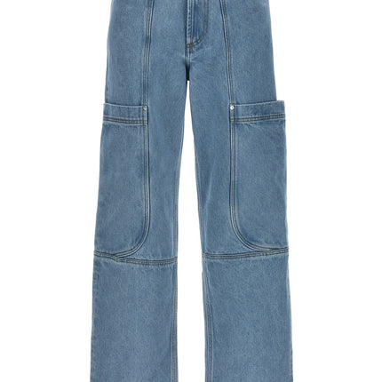 GCDS Blue Cotton Jeans Denim