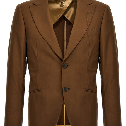 MAURIZIO MIRI Brown Wool Blazer