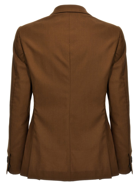 MAURIZIO MIRI Brown Wool Blazer