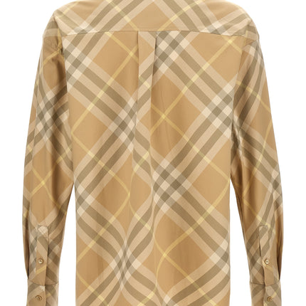Burberry Beige Cotton Blouse
