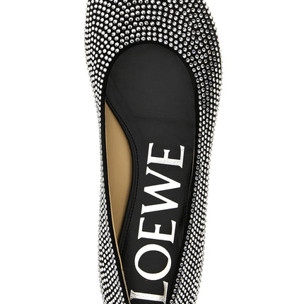 Loewe Black Goatskin Ballet Flats