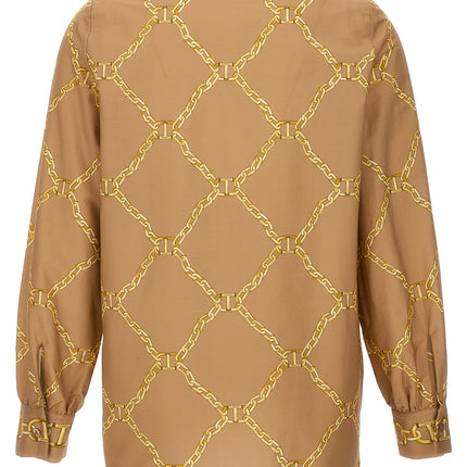 Twinset Beige Cotton Blouse
