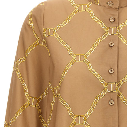 Twinset Beige Cotton Blouse