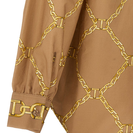 Twinset Beige Cotton Blouse