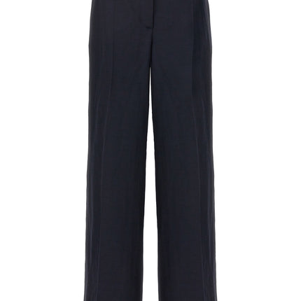 P.A.R.O.S.H. Blue Viscose Casual Pants