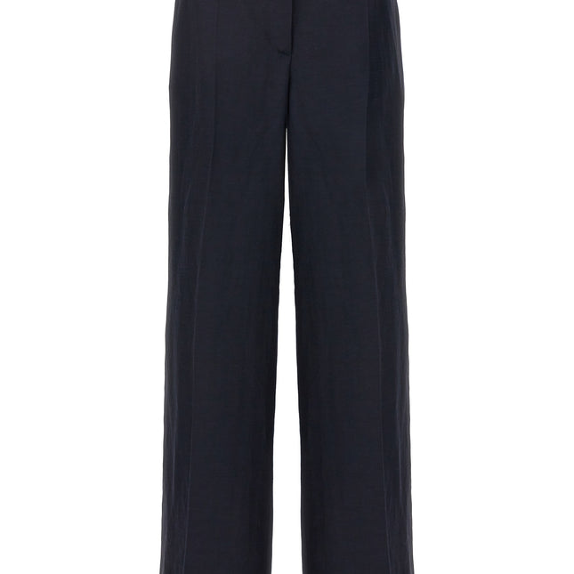 P.A.R.O.S.H. Blue Viscose Casual Pants