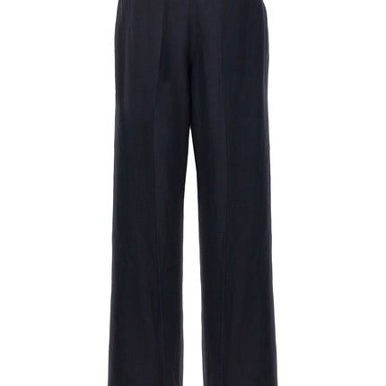 P.A.R.O.S.H. Blue Viscose Casual Pants