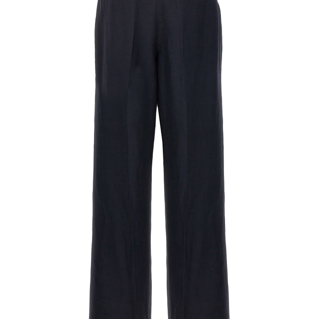 P.A.R.O.S.H. Blue Viscose Casual Pants
