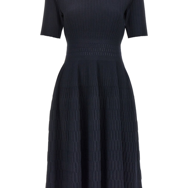 ANTONINO VALENTI Blue Viscose Midi Dress