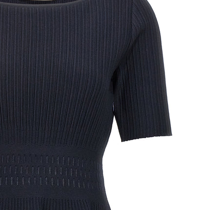 ANTONINO VALENTI Blue Viscose Midi Dress