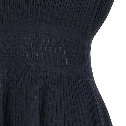 ANTONINO VALENTI Blue Viscose Midi Dress