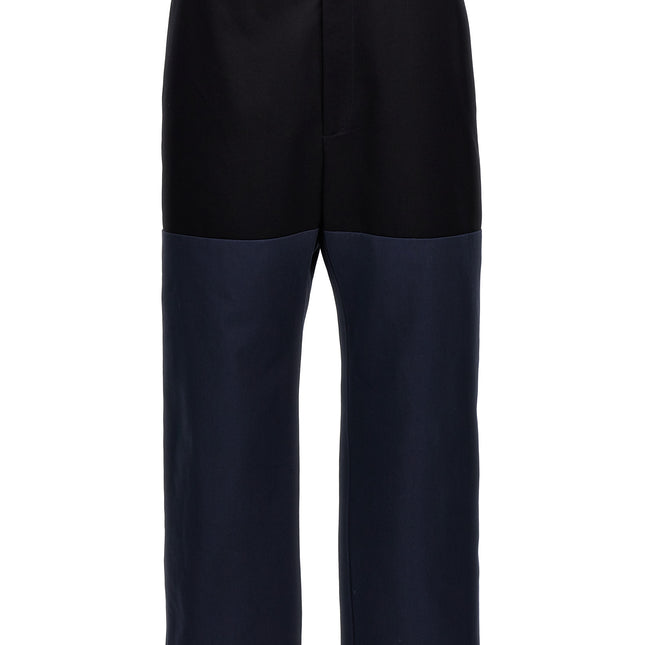 Thom Browne Blue Cotton Casual Pants