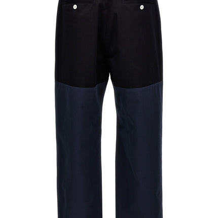 Thom Browne Blue Cotton Casual Pants