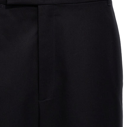 Thom Browne Blue Cotton Casual Pants