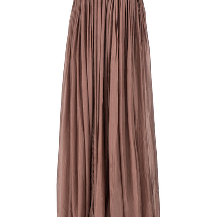 Rick Owens Multicolor Silk Long Dress