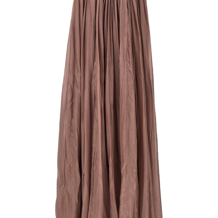 Rick Owens Multicolor Silk Long Dress