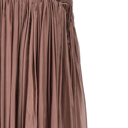 Rick Owens Multicolor Silk Long Dress