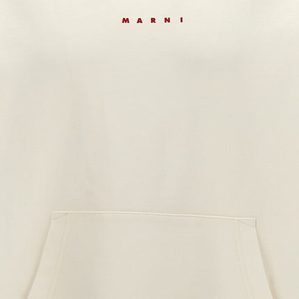 Marni White Cotton Sweatshirt