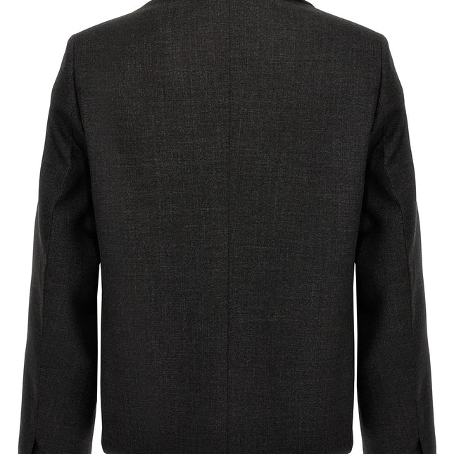 Givenchy Gray Virgin Wool Jacket