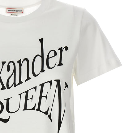 Alexander McQueen Bicolor Cotton T-Shirt