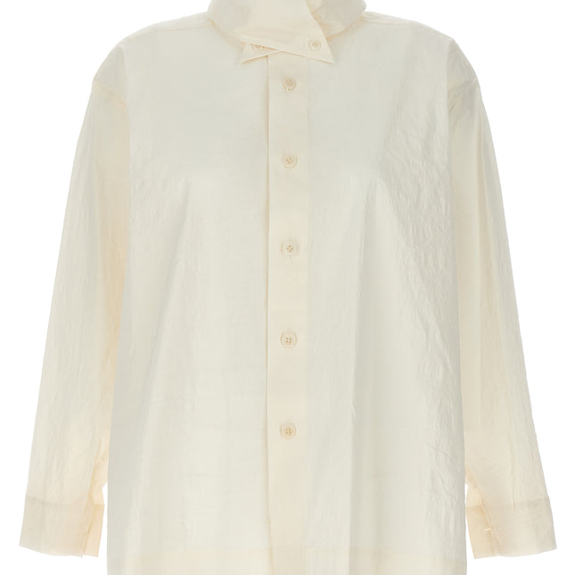 Issey Miyake White Fibers Blouse