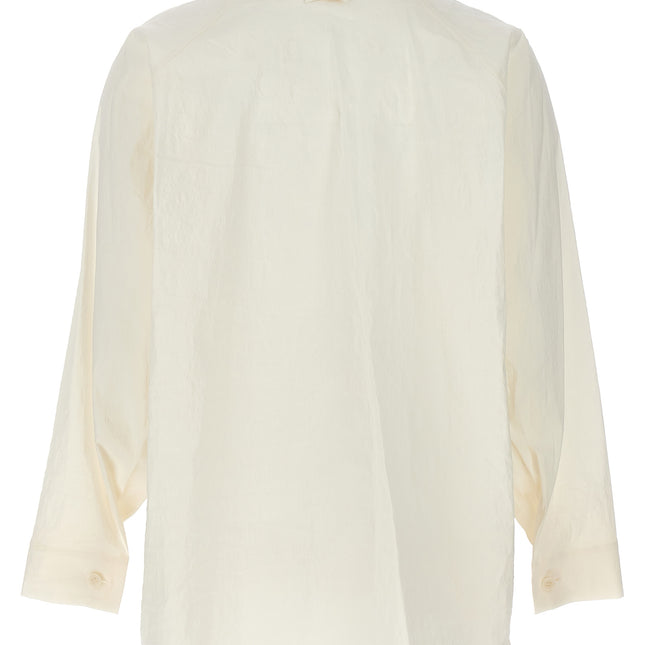 Issey Miyake White Fibers Blouse