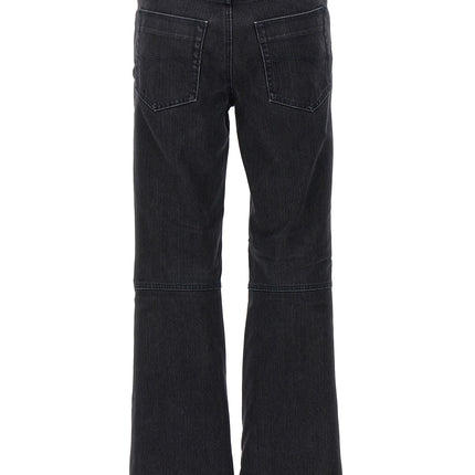 Balenciaga Black Cotton Flared Jeans