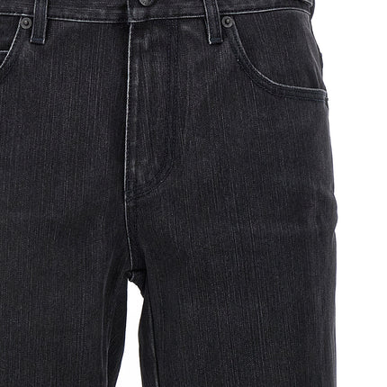 Balenciaga Black Cotton Flared Jeans
