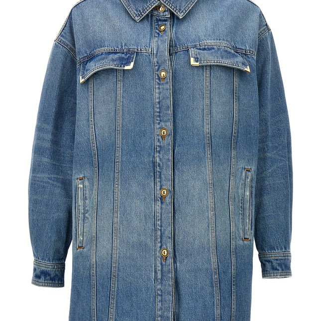 Palm Angels Blue Cotton Denim Jacket