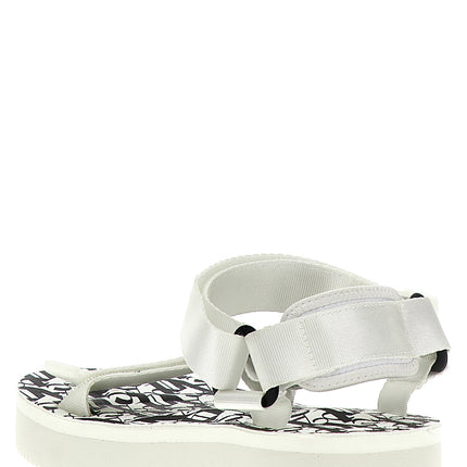 Palm Angels Bicolor Polyester Flat Sandals