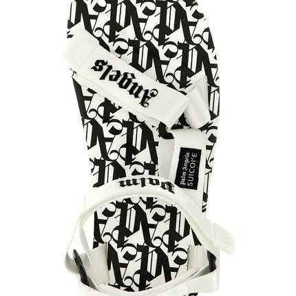 Palm Angels Bicolor Polyester Flat Sandals