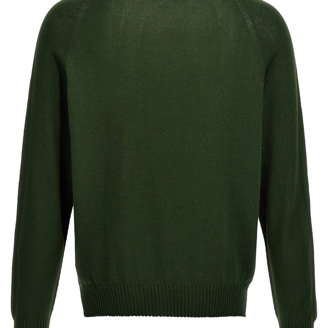 MA'RY'YA Bicolor Cotton Cardigan