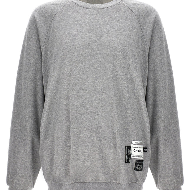 Undercover Gray Cotton Sweatshirt