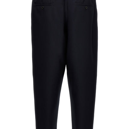 Marni Blue Virgin Wool Cropped Pants