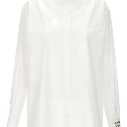 Moschino White Cotton Blouse