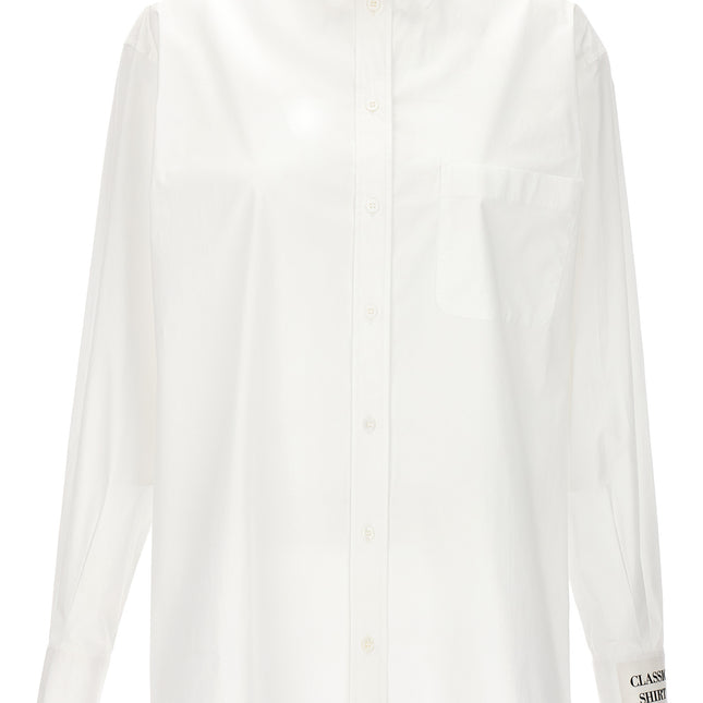 Moschino White Cotton Blouse