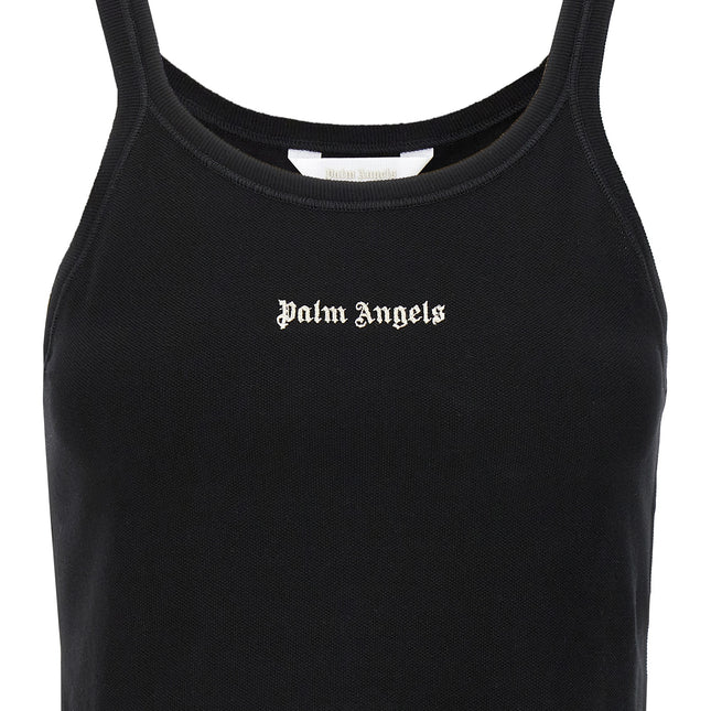 Palm Angels Bicolor Cotton Sport Bra