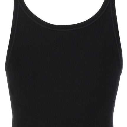 Palm Angels Bicolor Cotton Sport Bra