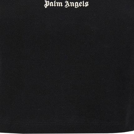 Palm Angels Bicolor Cotton Sport Bra