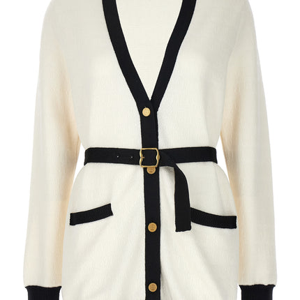 Bally Bicolor Viscose Cardigan