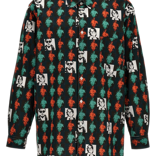Comme Des Garçons Multicolor Cotton Blouse
