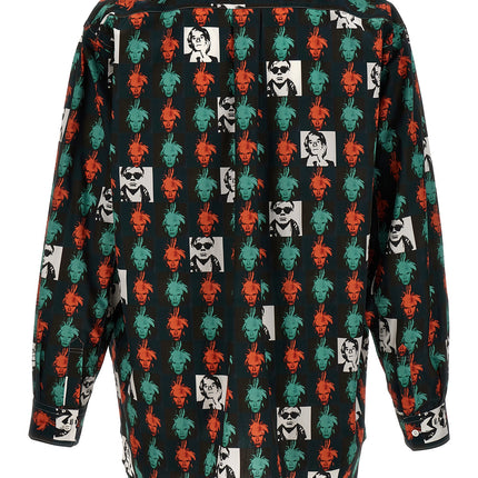 Comme Des Garçons Multicolor Cotton Blouse
