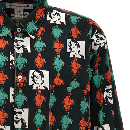 Comme Des Garçons Multicolor Cotton Blouse