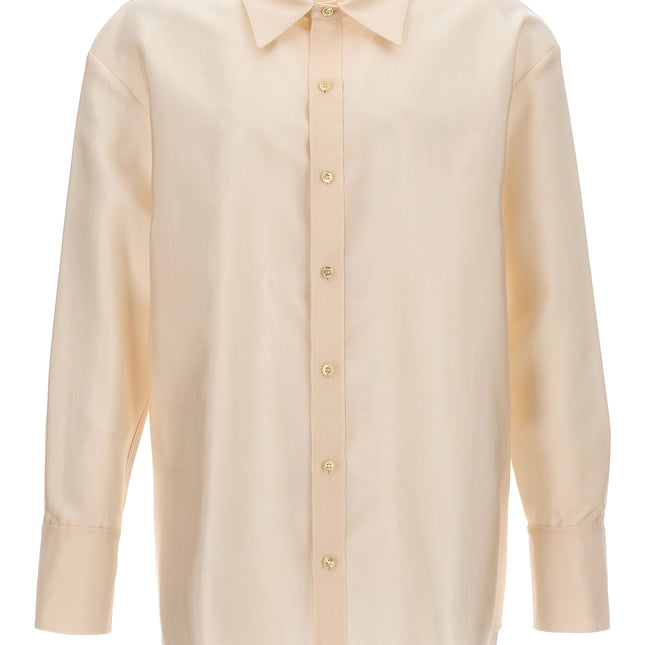 Saint Laurent Beige Acetate Blouse