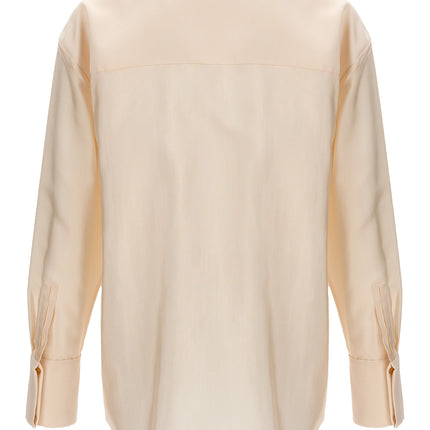 Saint Laurent Beige Acetate Blouse